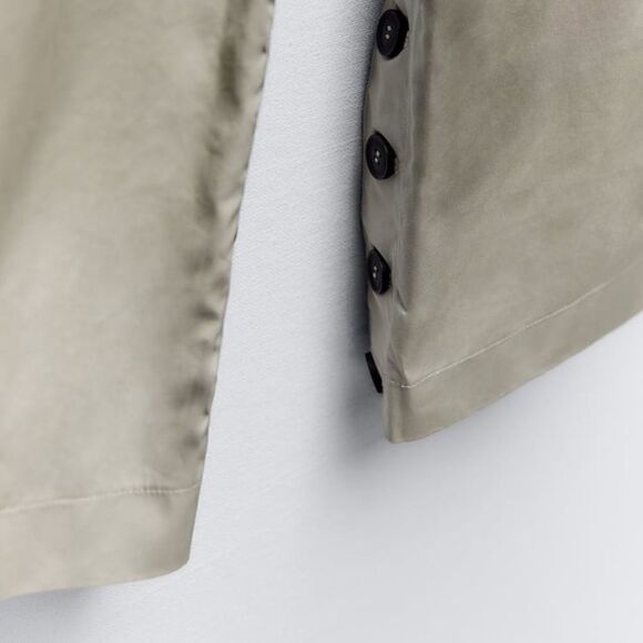 ZARA BELTED FULL-LENGTH PANTS WIDE LEG - Picture 2 of 12